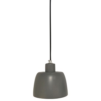 MAŁA LAMPA WISZĄCA SILENT SZARA 15CM